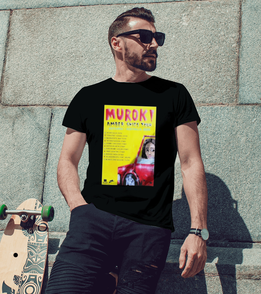 Muroki Amber Skies Tour Aotearoa Australia 2026 T-Shirt