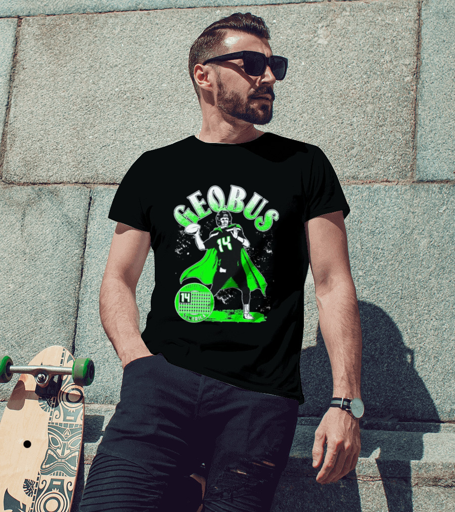 Geqbus Protector 14 Sam Erica Football Hero Green Cape T-Shirt