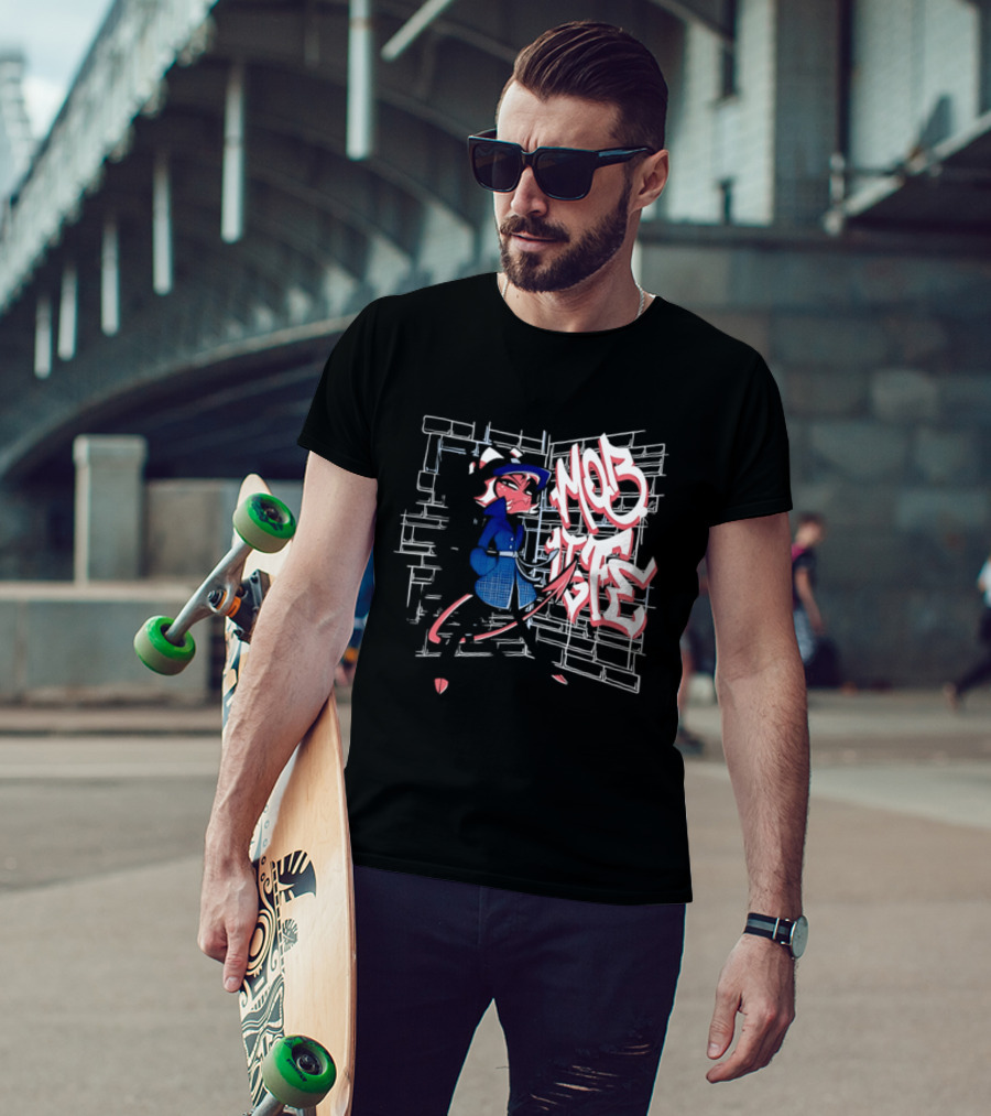 Helluva Boss Mob Life Urban Style Graffiti T-Shirt