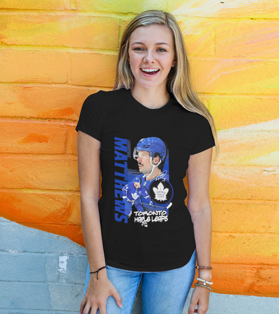 Toronto Maple Leafs Auston Matthews Signature Playmaker T-Shirt