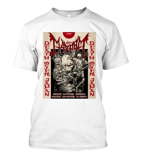 Mayhem Death Over Japan Osaka April 8 Bigcat Tokyo April 10 2026 Q East Smash T-Shirt