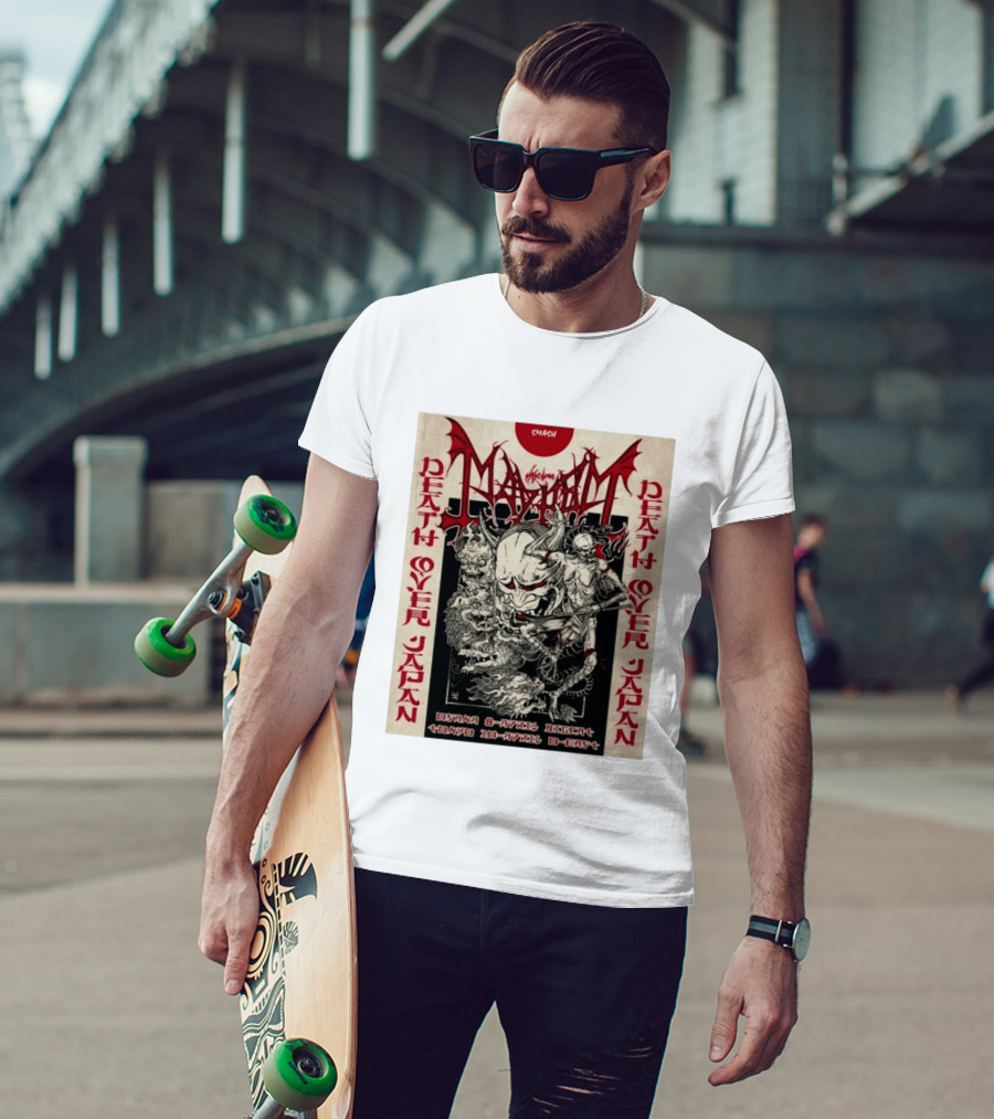 Mayhem Death Over Japan Osaka April 8 Bigcat Tokyo April 10 2026 Q East Smash T-Shirt