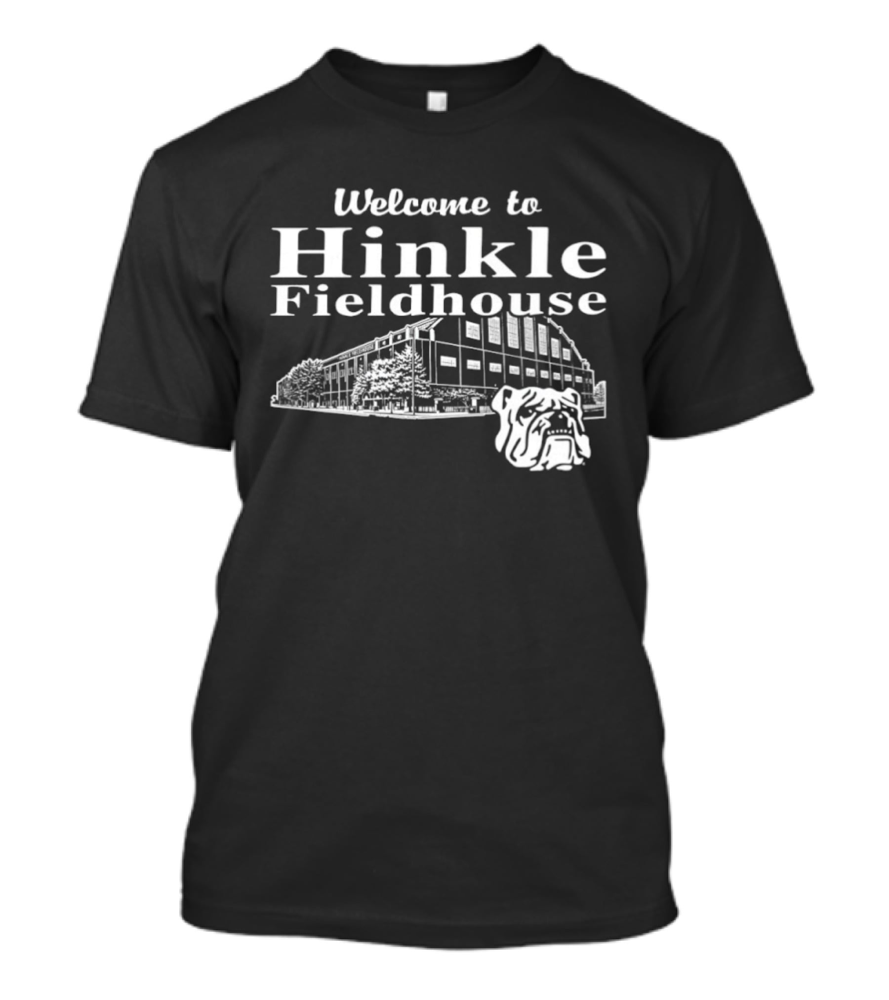 Welcome To Hinkle Fieldhouse Indiana Basketball Arena Iconic Landmark T-Shirt