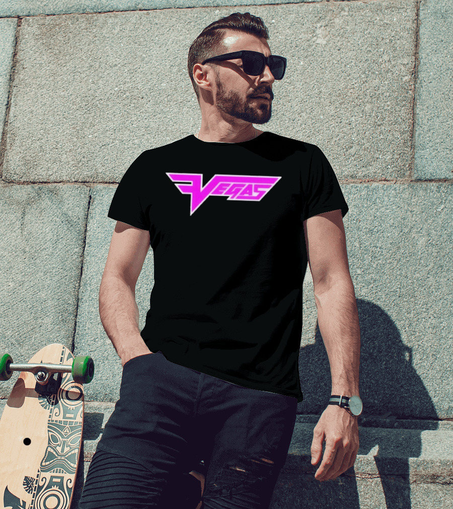 Faze Vegas Neon Retro Style Gaming T-Shirt