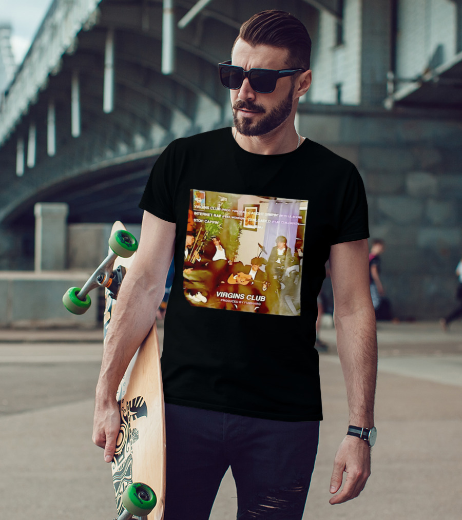 Virgins Club EP Caught Simpin Internet Rap Stop Cappin Produced By Fumiharo T-Shirt