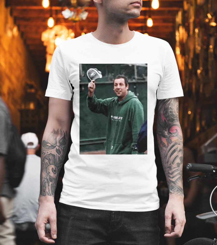 Adam Sandler New York Jets Fan Football T-Shirt