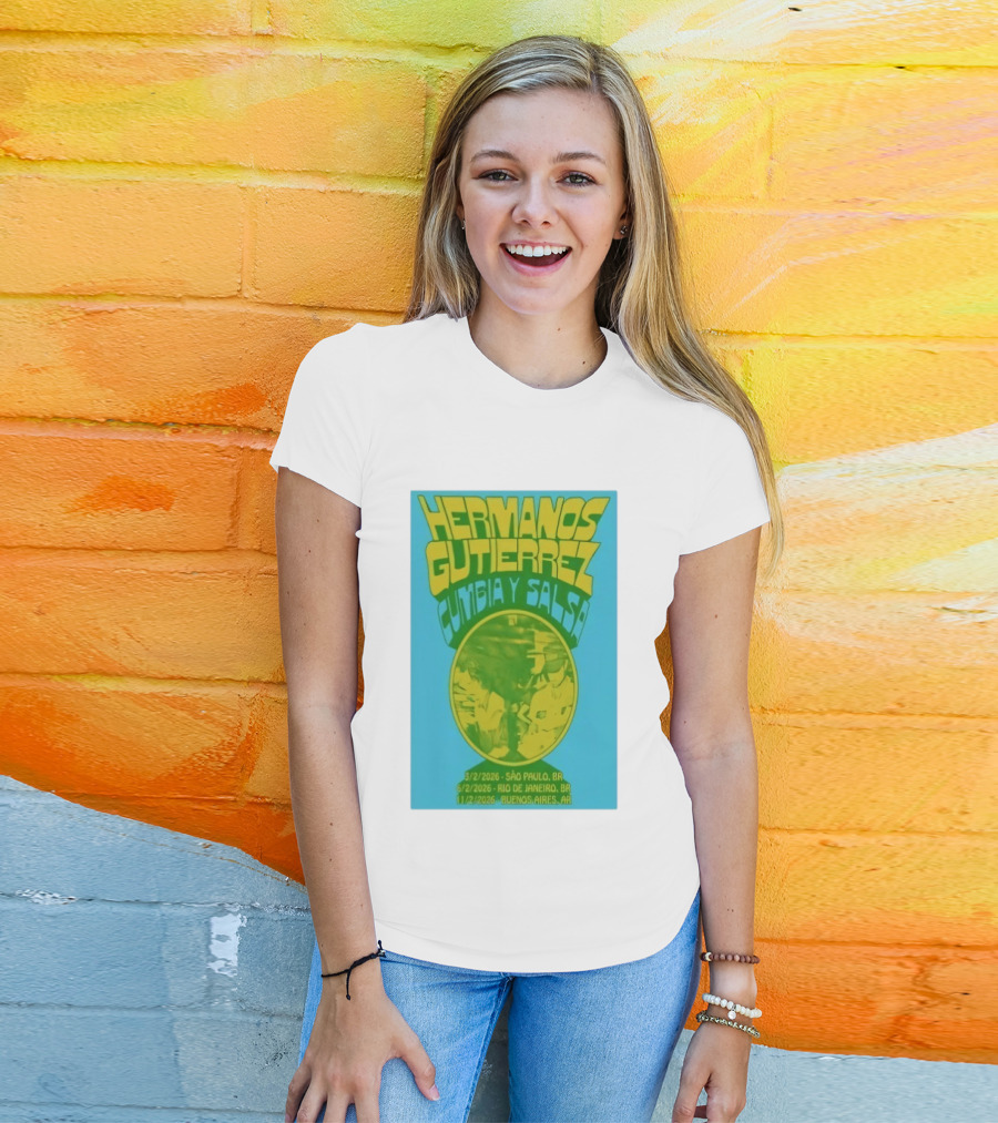 Hermanos Gutiérrez Cumbia Y Salsa São Paulo Rio Buenos Aires 2026 T-Shirt