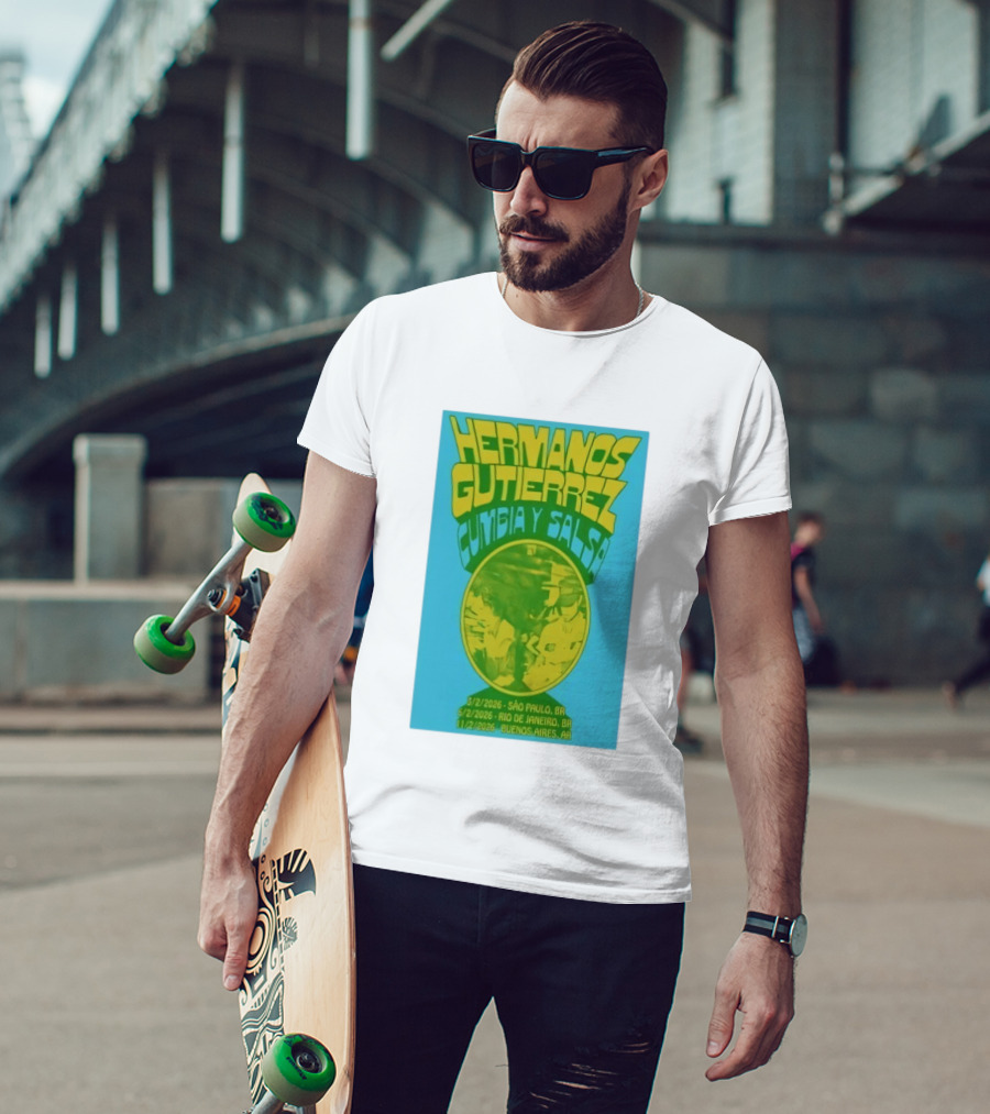 Hermanos Gutiérrez Cumbia Y Salsa São Paulo Rio Buenos Aires 2026 T-Shirt