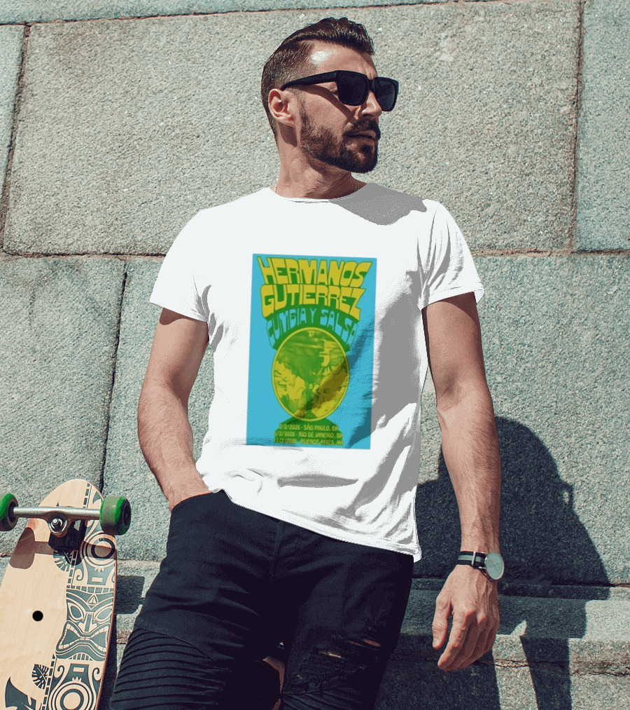 Hermanos Gutiérrez Cumbia Y Salsa São Paulo Rio Buenos Aires 2026 T-Shirt