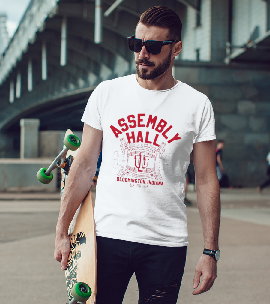 Assembly Hall Bloomington Indiana IU Basketball Icon Indiana Hoosiers T-Shirt