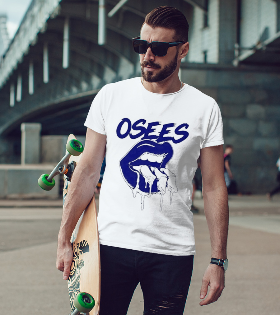 Osees Mouth With Dripping Blue Fingers T-Shirt