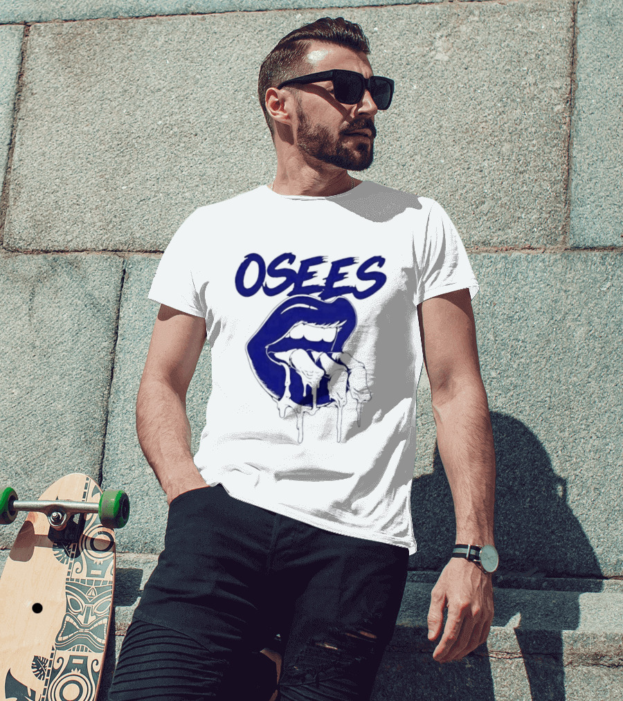 Osees Mouth With Dripping Blue Fingers T-Shirt