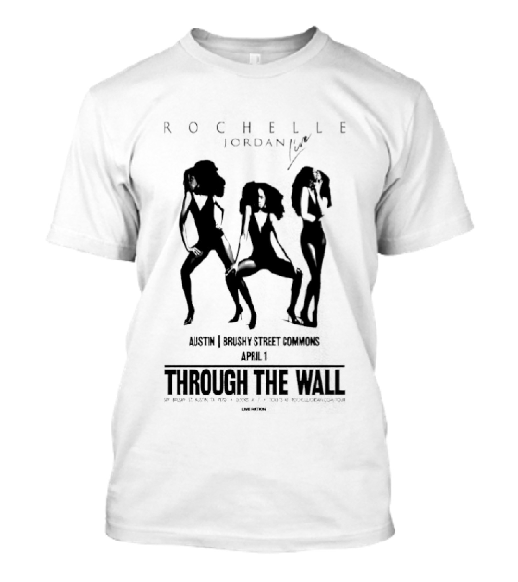 Rochelle Jordan Through The Wall Brushy Street Commons Austin Tx April 1 2026 T-Shirt