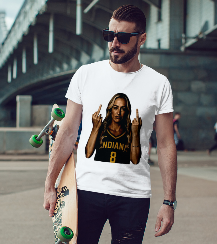 INDIANA 8 Flipping The Bird T-Shirt