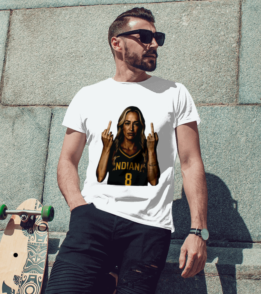 INDIANA 8 Flipping The Bird T-Shirt