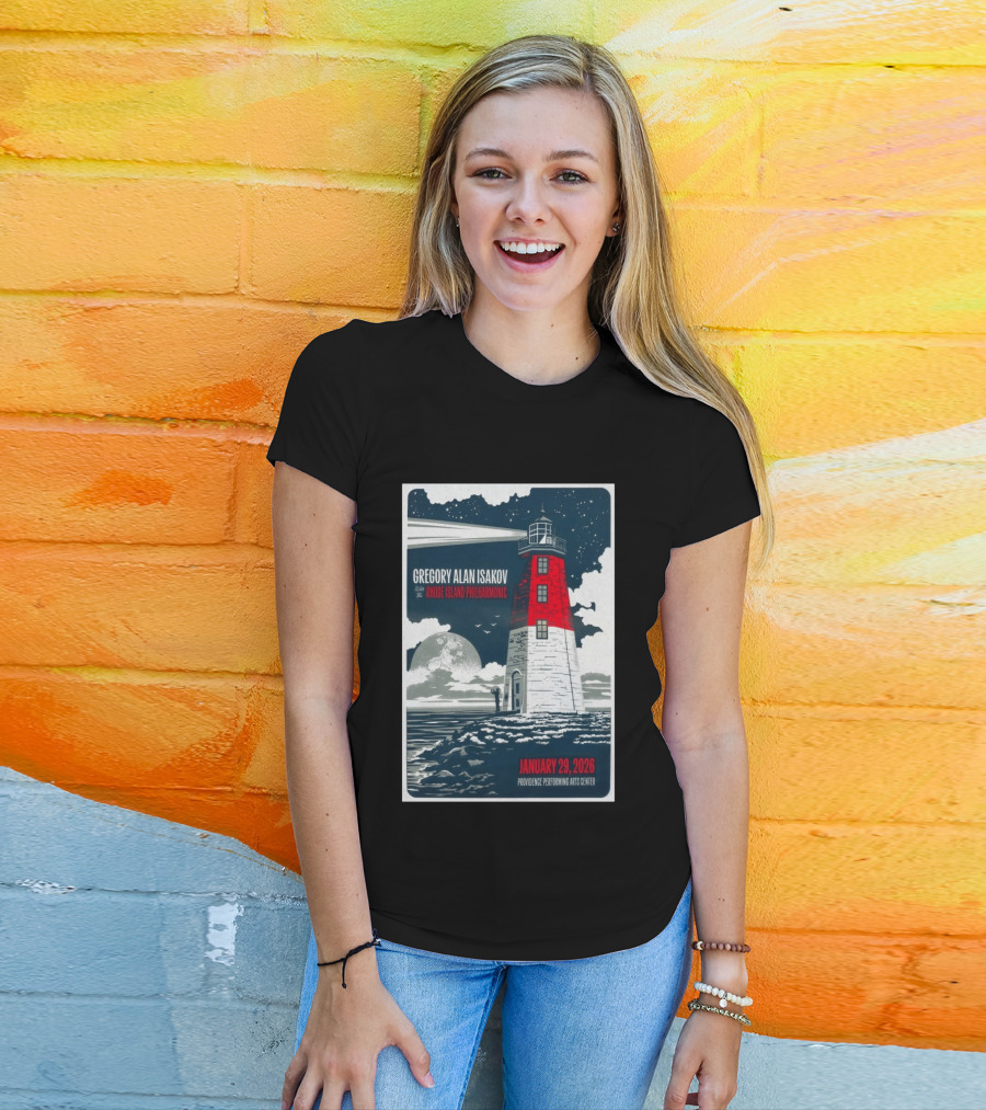 Gregory Alan Isakov Rhode Island Philharmonic Providence Performing Arts Center January 29 2026 T-Shirt