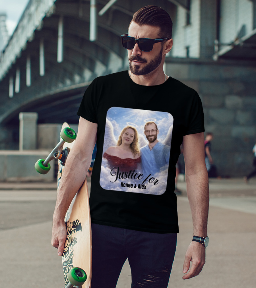 Justice For Renee And Alex Angel Wings Memorial T-Shirt