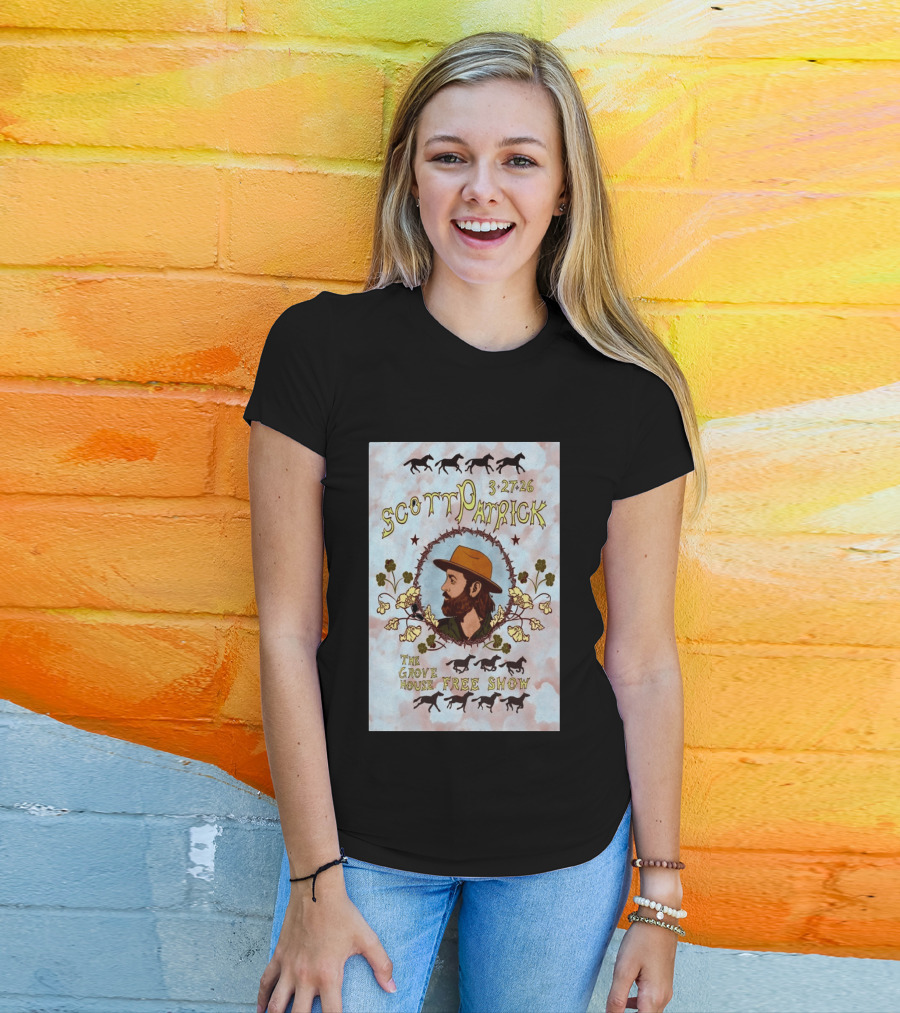 Scott Patrick The Grove House Free Show Mariposa CA March 27 2026 T-Shirt