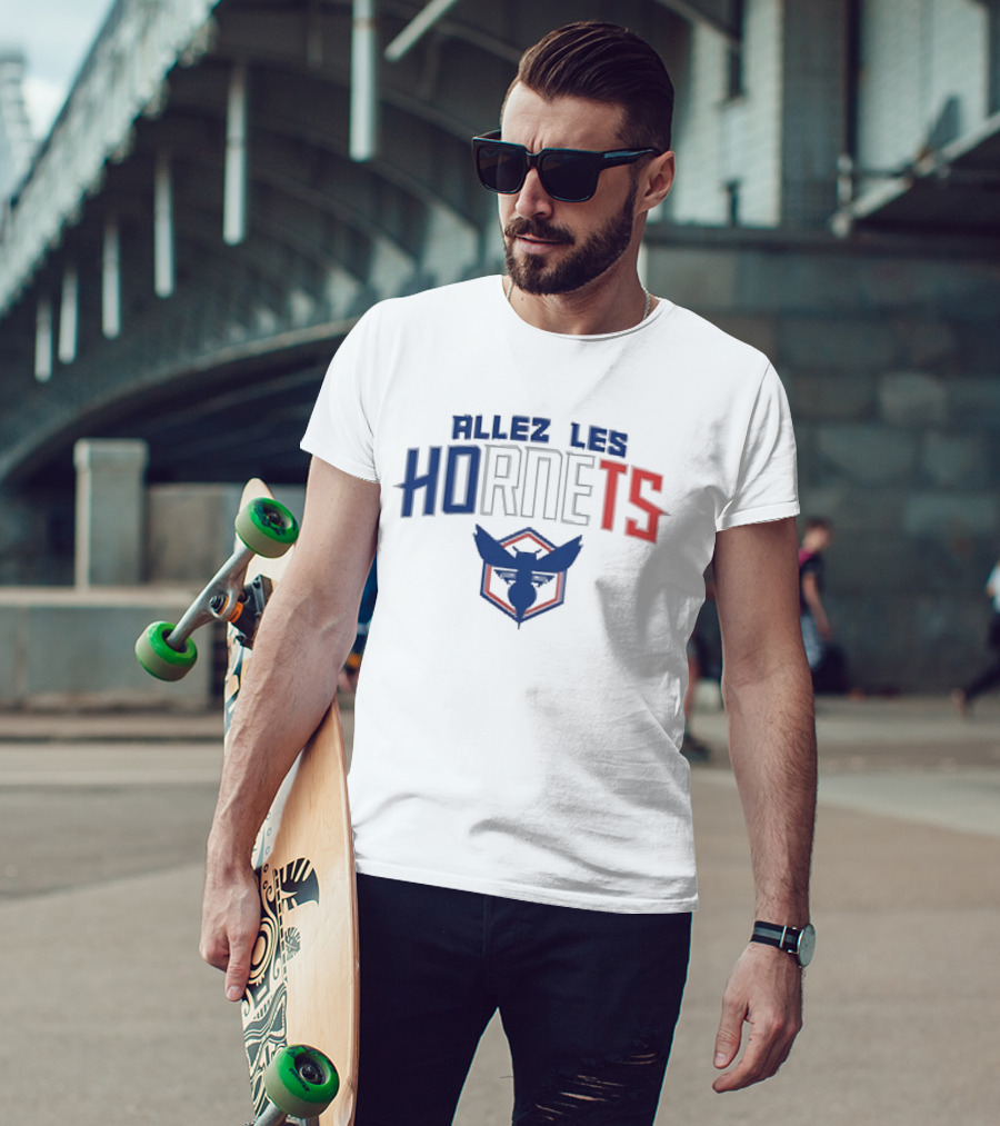 Allez Les Hornets Charlotte Buzzing Supporters T-Shirt