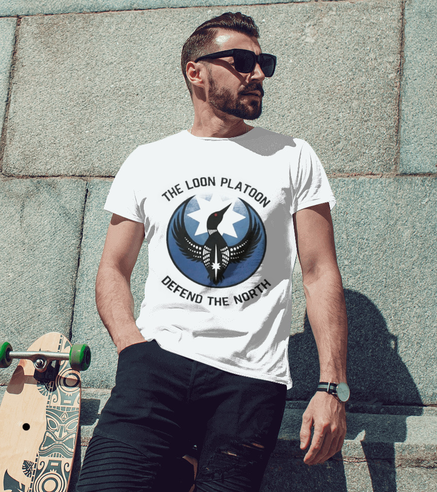 The Loon Platoon Defend The North Star T-Shirt