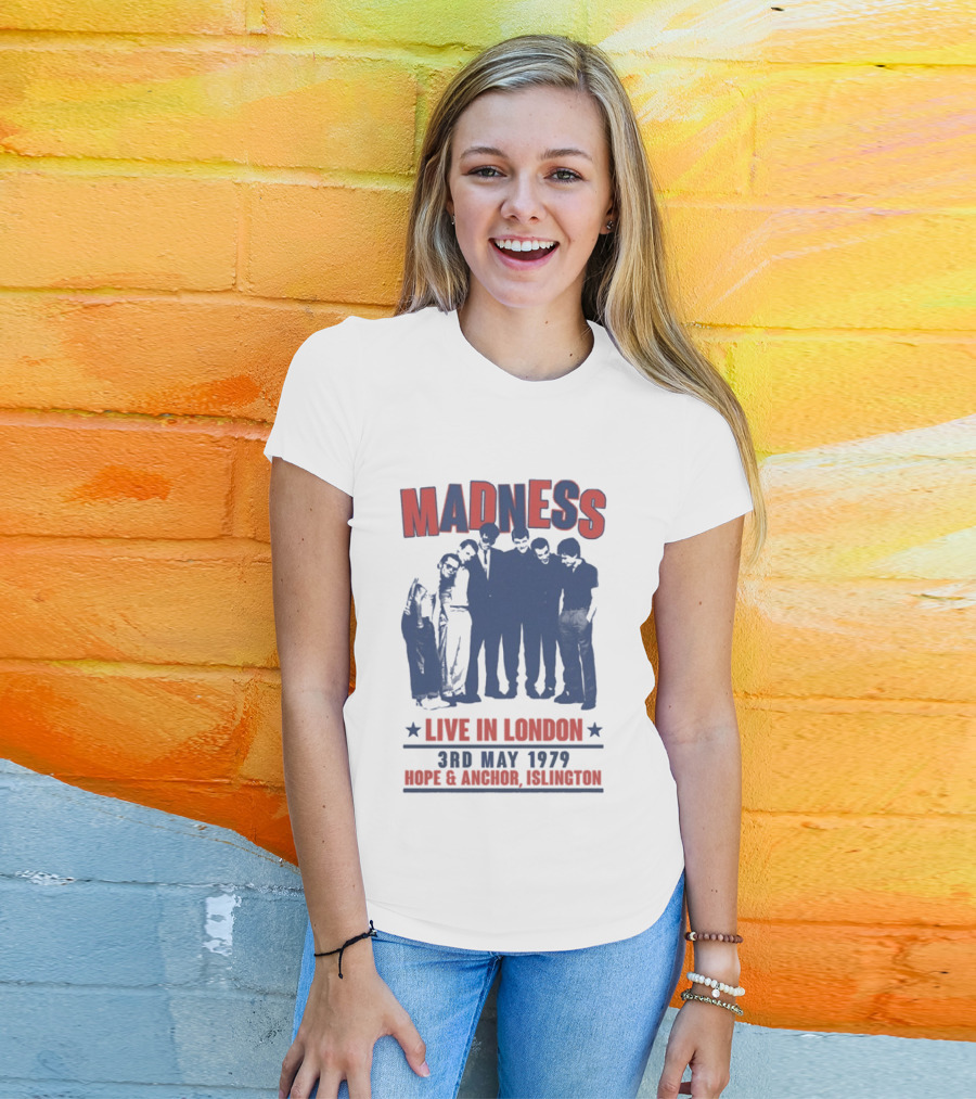 Madness Live In London 3rd May 1979 Hope And Anchor Islington T-Shirt
