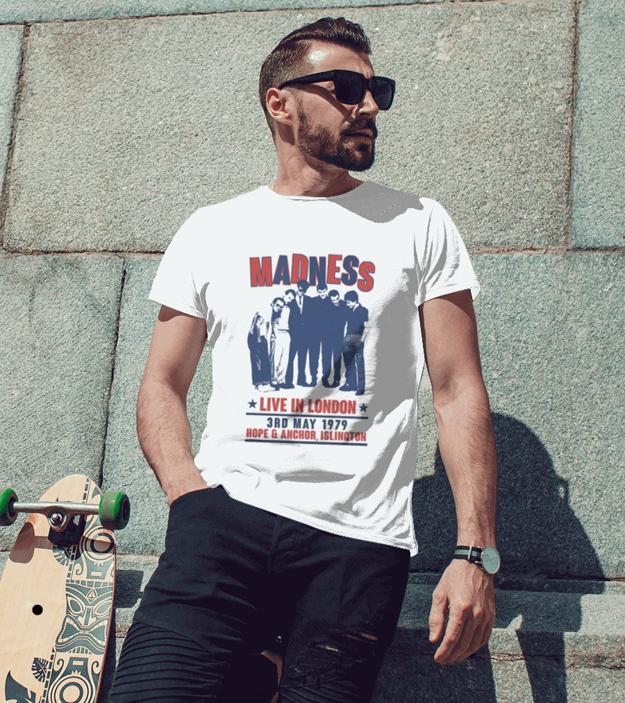 Madness Live In London 3rd May 1979 Hope And Anchor Islington T-Shirt