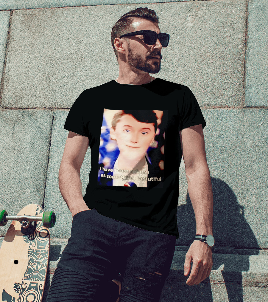 Charlie Kirk I Have Been Reborn As Something Beautiful T-Shirt