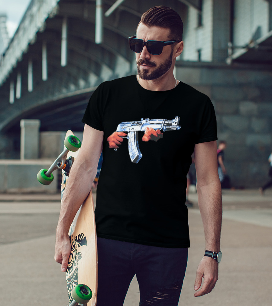 Gun Uncompromising AK 47 Illustration Ruger T-Shirt