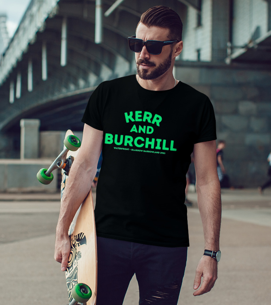 Kerr And Burchill Waterfront Glasgow Barrowland 1983 Concert T-Shirt