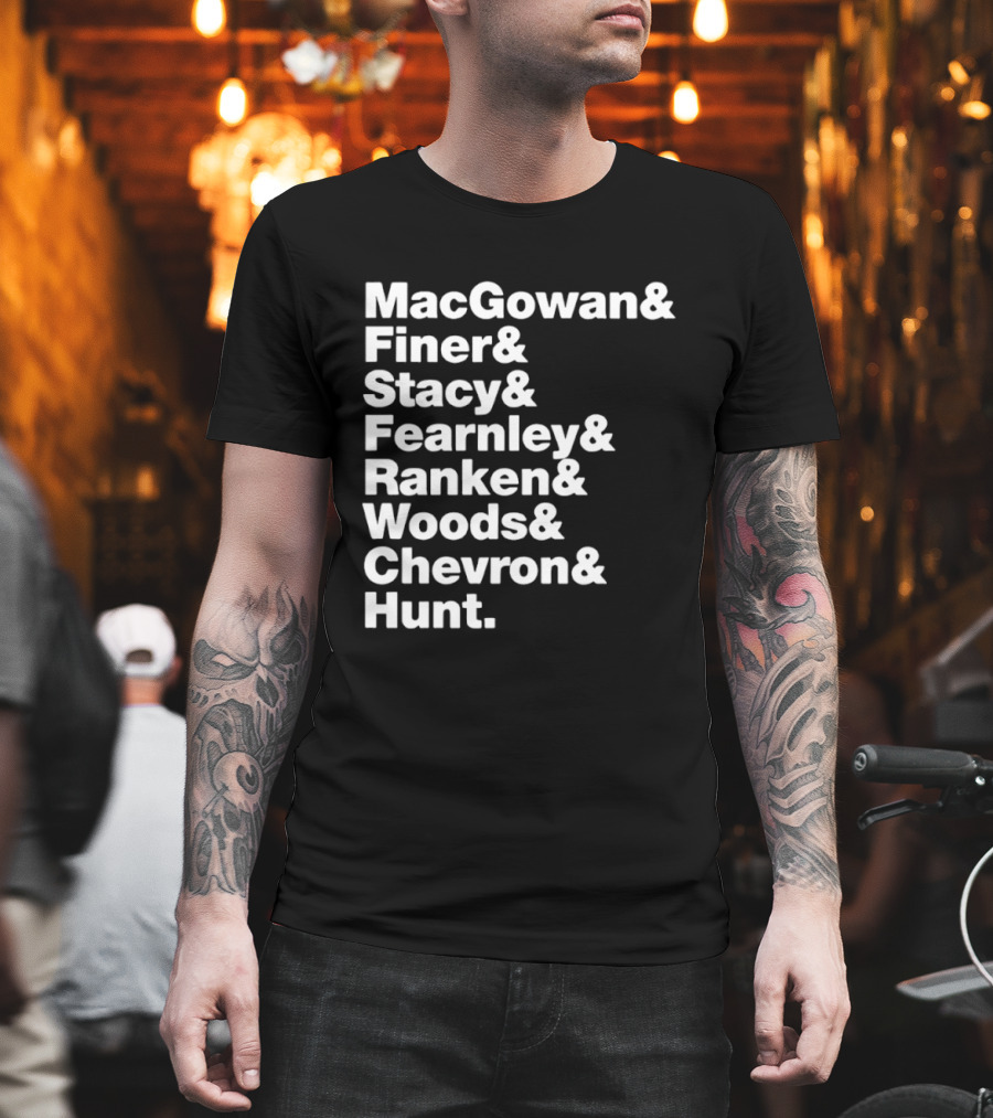 MacGowan Finer Stacy Fearnley Ranken Woods Chevron Hunt T-Shirt
