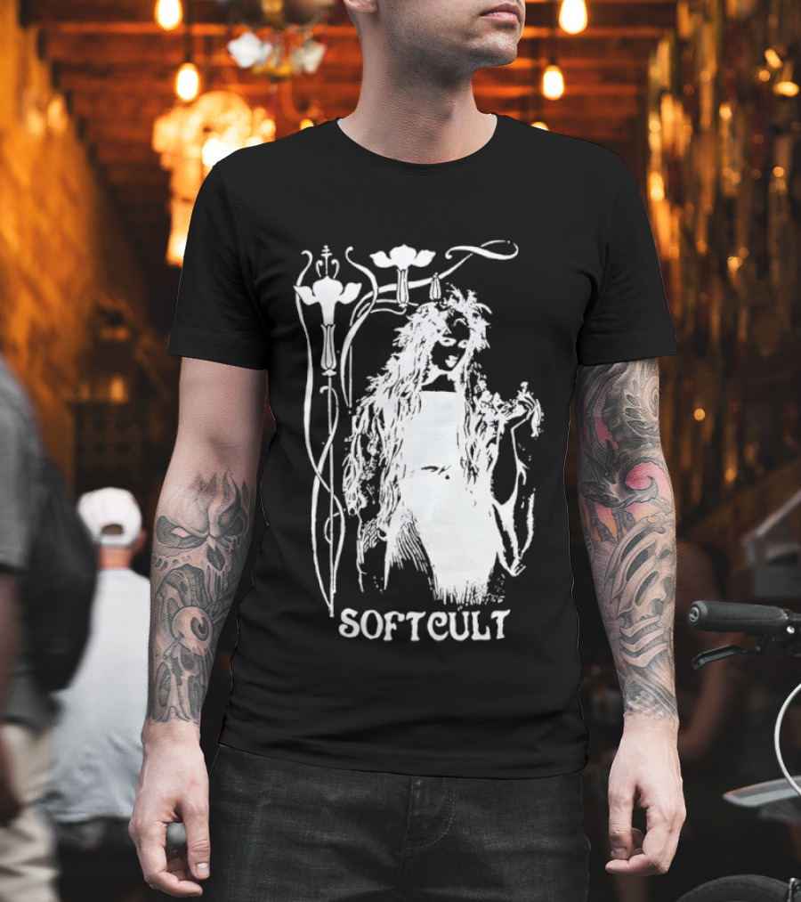 Softcult Floral Art Nouveau Aesthetic T-Shirt