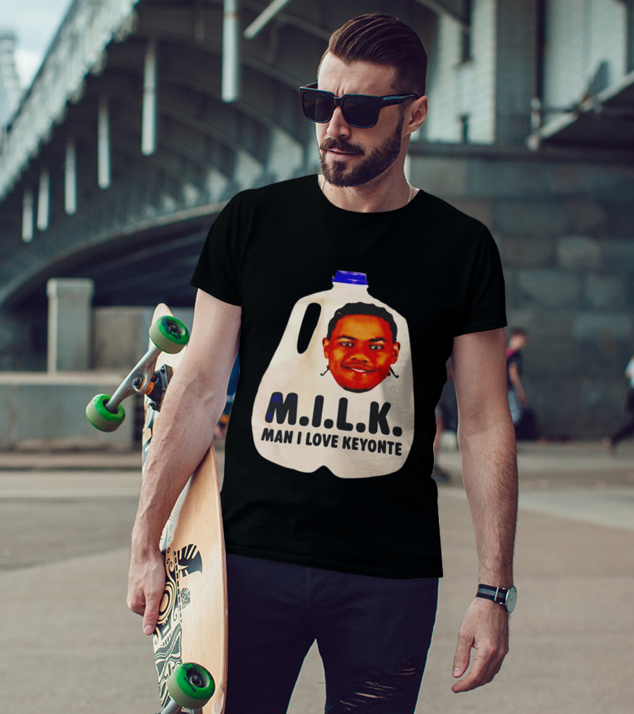 M.I.L.K Man I Love Keyonte George Fan T-Shirt