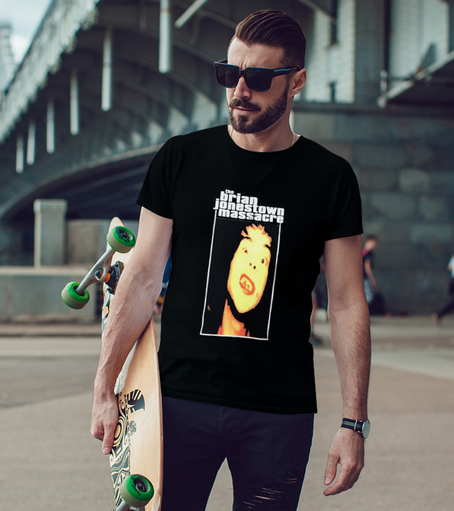 The Brian Jonestown Massacre Distorted Yellow Face T-Shirt