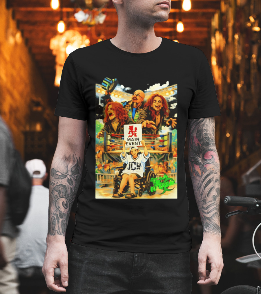 JCW Main Event Outbreak PT Undead Dreams Wrestling Ring Showdown T-Shirt