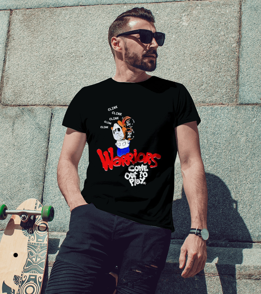 Warriors Come Out To Play Clink Bat Iconic Scene T-Shirt
