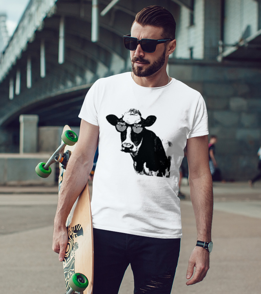 King Tuff X Ray Cow Illustration Holstein T-Shirt