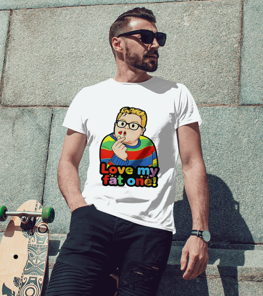 Love My Fat One Colorful Sweater T-Shirt