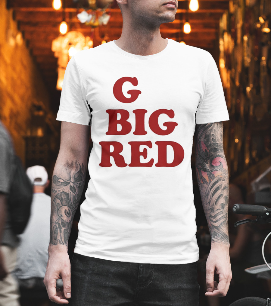 Nebraska Cornhuskers G Big Red Football Fan Gear T-Shirt