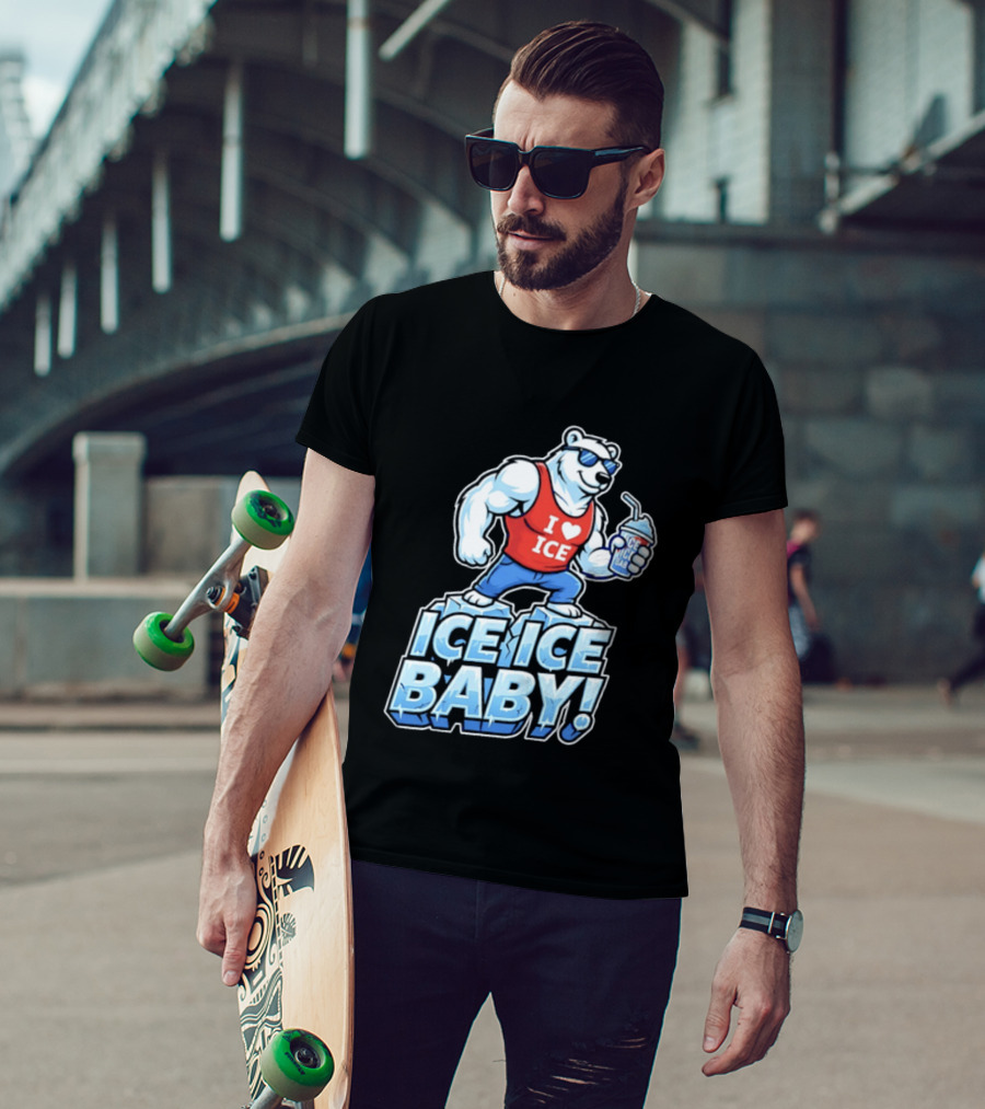 Polar Bear I Love Ice Ice Ice Baby T-Shirt
