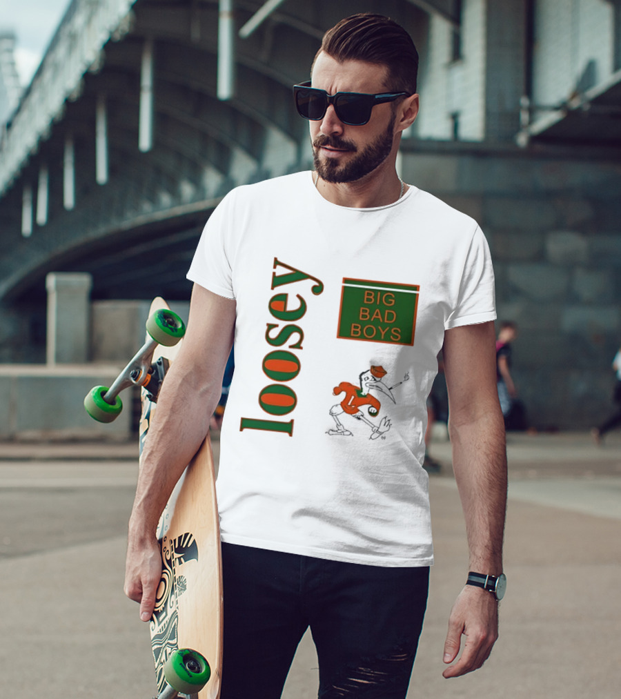 Big Bad Boys Loosey Miami Hurricanes T-Shirt