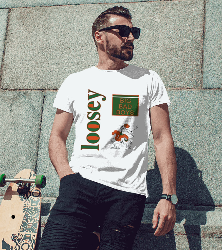 Big Bad Boys Loosey Miami Hurricanes T-Shirt