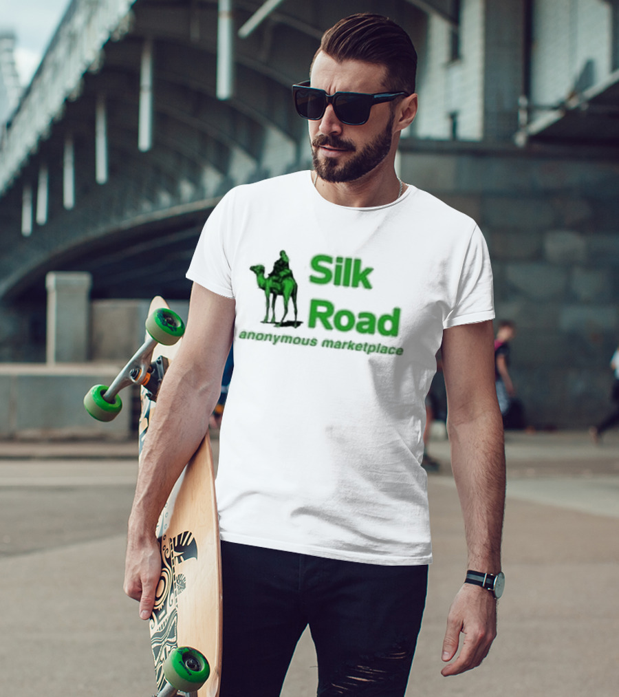 Silk Road Anonymous Marketplace Ross Ulbricht Camel T-Shirt