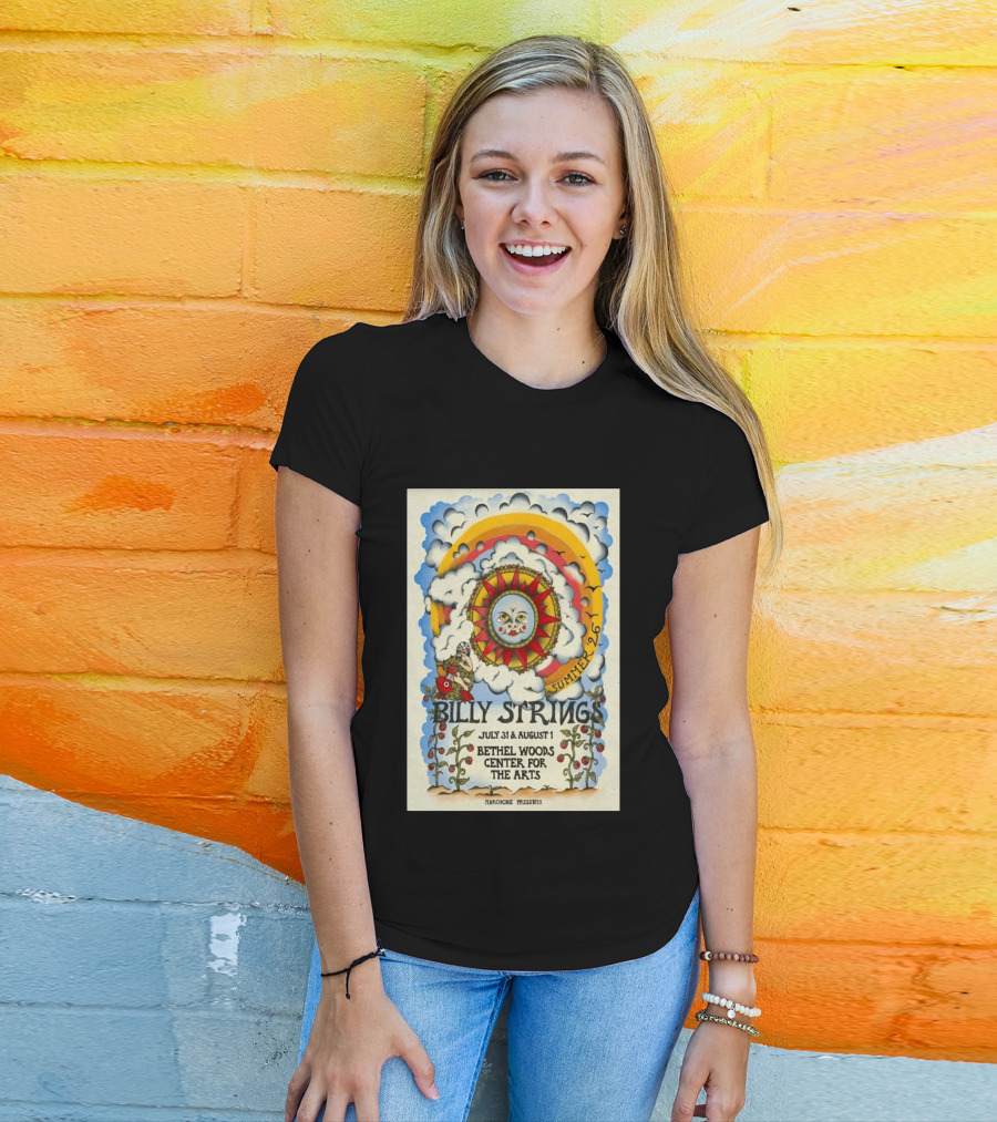 Billy Strings Summer Tour 2026 Bethel Woods Center For The Arts July 31 August 1 T-Shirt