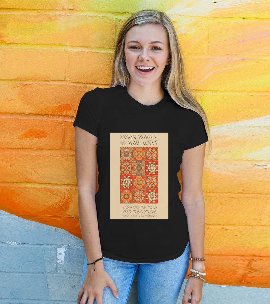 Jason Isbell And The 400 Unit January 29 2026 Fox Theater Oakland California T-Shirt