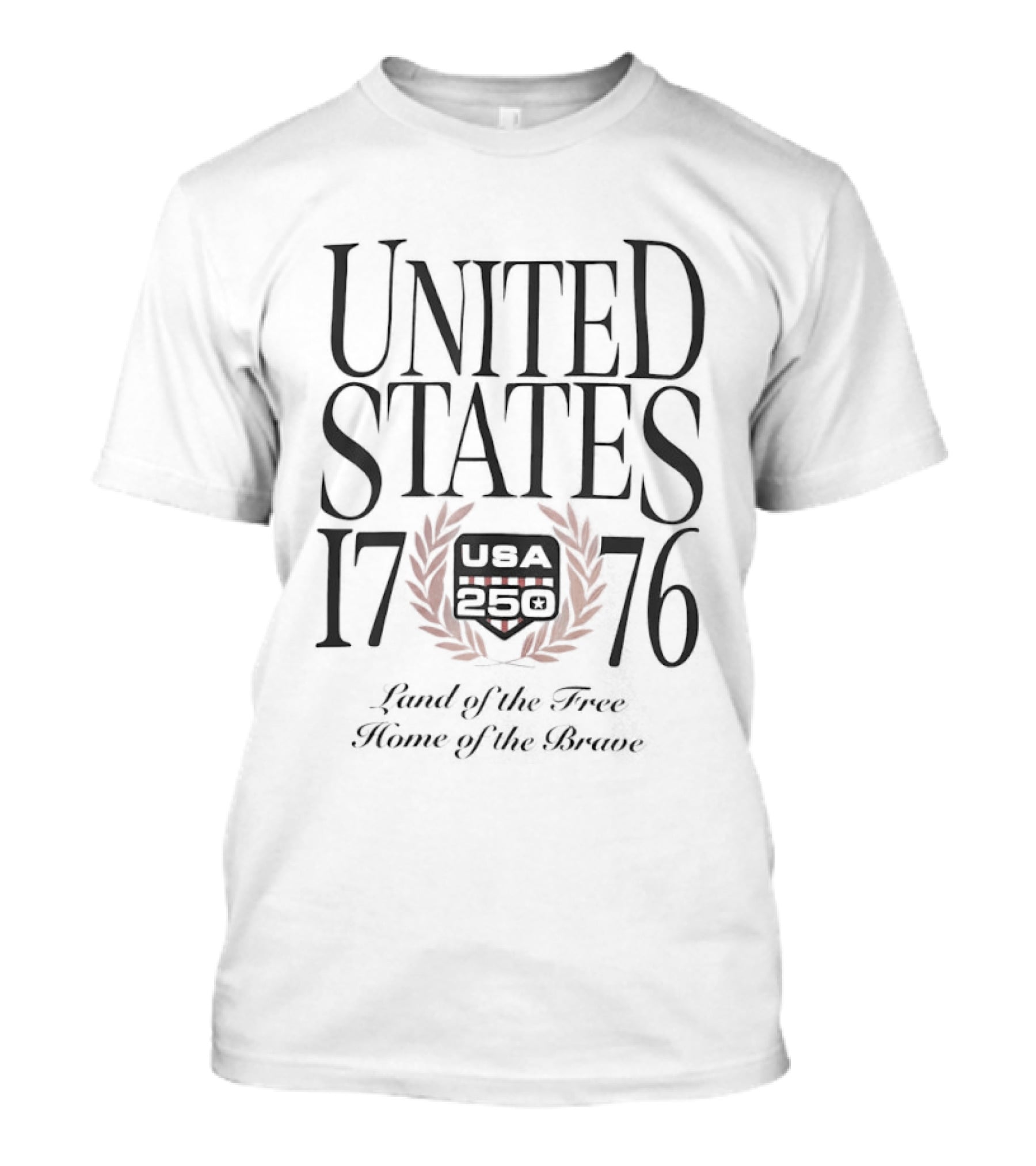 United States 1776 USA 250 Land Of The Free Home Of The Brave T-Shirt