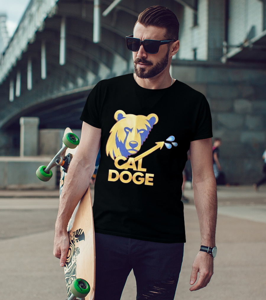 CAL DOGE California Bear Arrow Splash T-Shirt