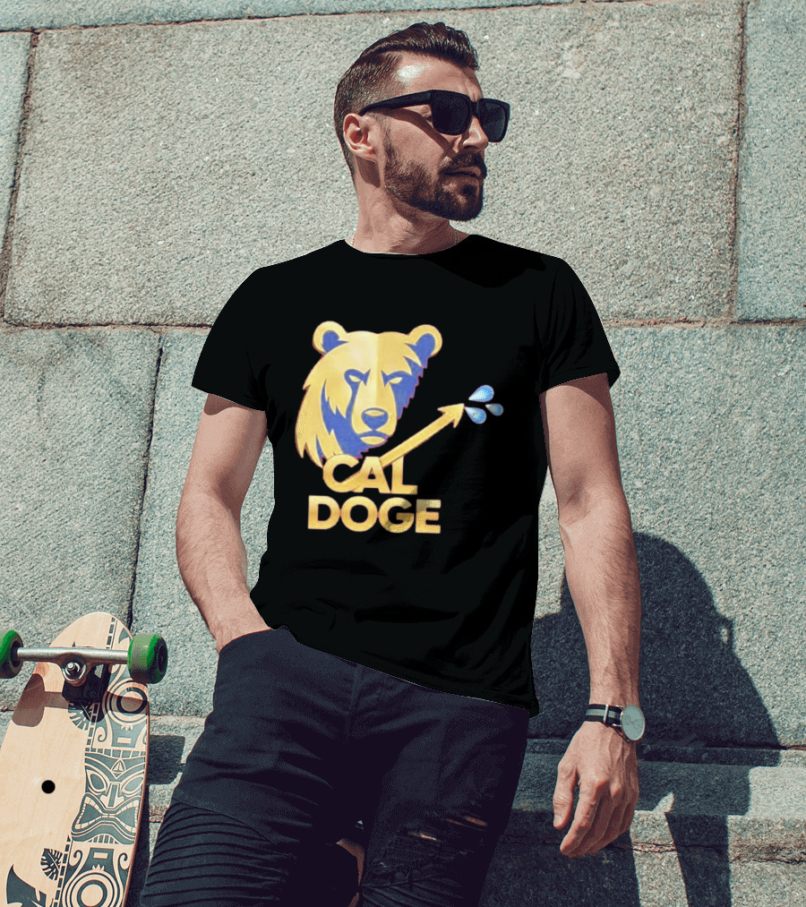 CAL DOGE California Bear Arrow Splash T-Shirt