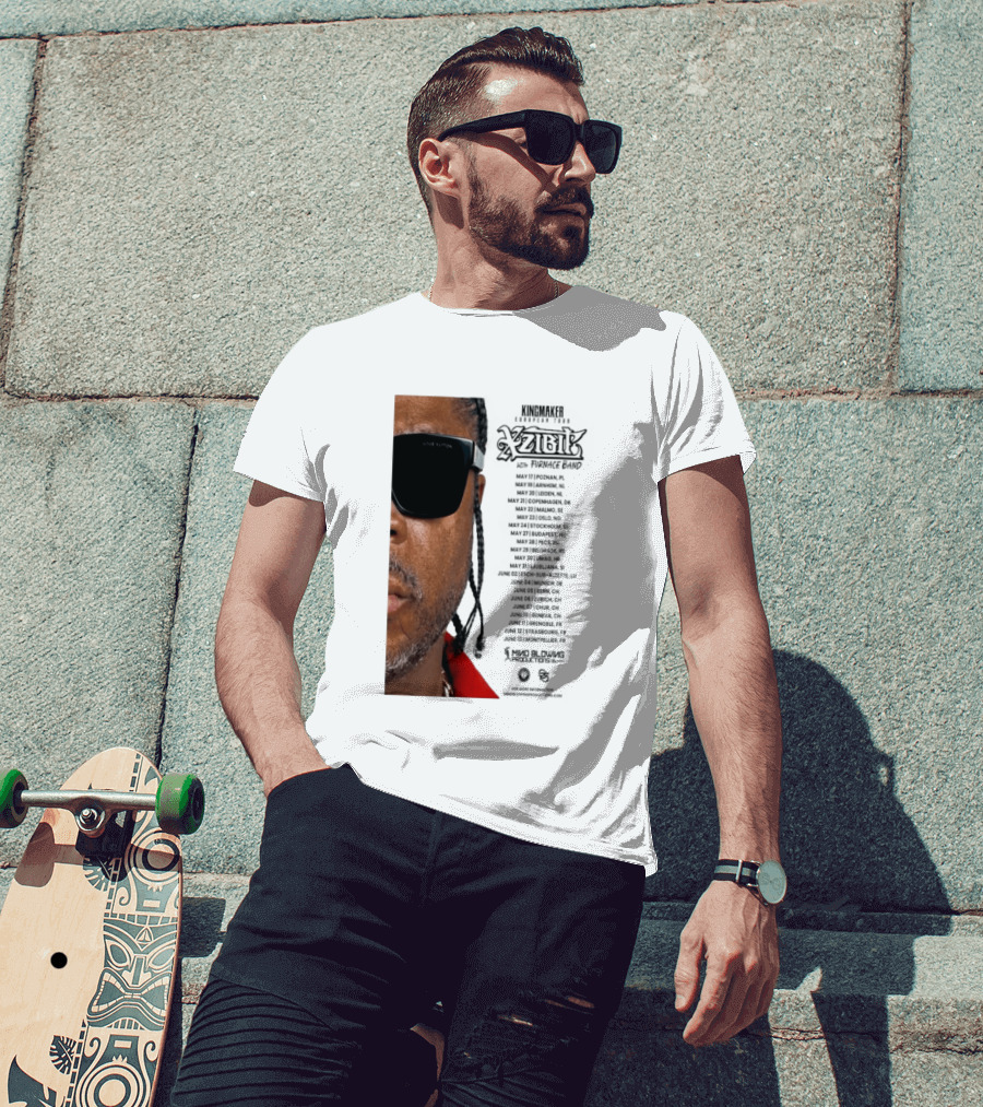 XZIBIT EU Tour 2026 Event Details Featuring Live Performances T-Shirt