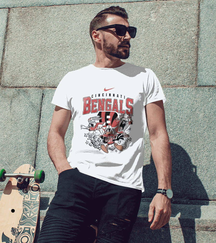 Cincinnati Bengals Looney Tunes Nike Collaboration T-Shirt