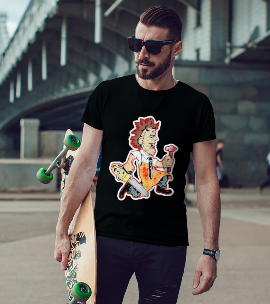 Insane Clown Posse X Leatherface Chainsaw Character Collaboration T-Shirt